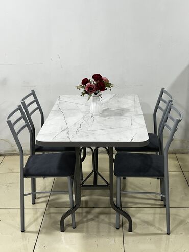 Кухонные столы и стулья: Кухонный стол и стул, Новый — 4