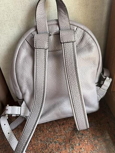 michael kors: Michael Kors mini bel çantası (sırt çantası) - Rəng: boz/bənövşəyi — 2