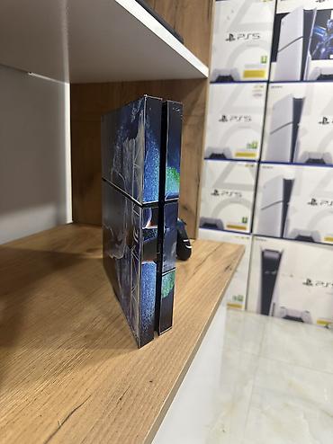 ps4 aksesuar: PlayStation 4 (PS4) – xüsusi Ronaldo temalı skin ilə İdeal vəziyyətdə — 2