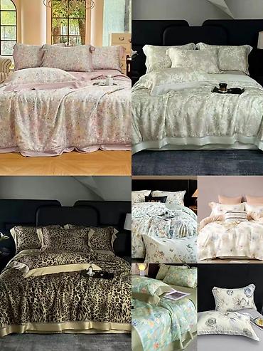 Простыни: Самая низкая цена по городу!!! Tencel!!! Роскошные комплекты с летним — 1