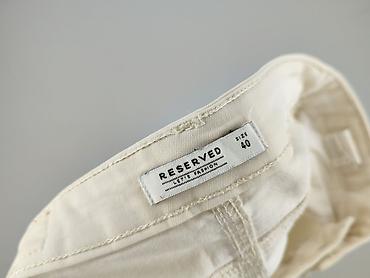 jeans clockhouse: Reserved, Spodnie materiałowe damskie, rozmiar L — 4