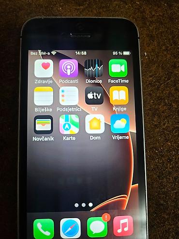 Apple iPhone: Apple iPhone iPhone SE, 128 GB, Srebrna, Otisak prsta — 8