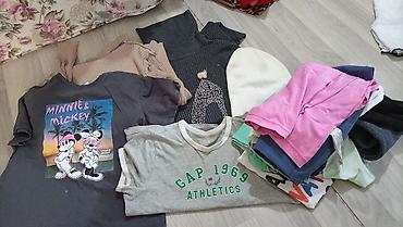 спортивный костюм на девочку: Комплект, цвет - Желтый, Б/у — 2