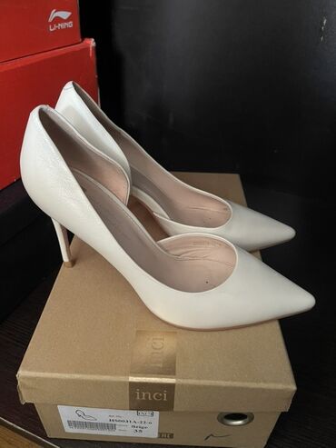 женские туфля: Классические женские лодочки Inci - Цвет: Beige - Размер: 35-36 -