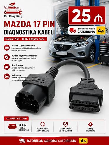 Diaqnostik avtomobil skanerləri: Avto diaqnostika kabelləri. 🚍🚍🚍 Diaqnostika kabelləri Lənkəran — 20