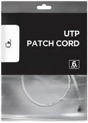 Tehnički kablovi: UTP patch kabl – Cat6, bele boje - Tip: UTP (Unshielded Twisted Pair) — 18
