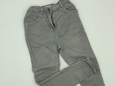 jeansy z wysokim stanem guziki: Jeans, 8 years, 128, condition - Good