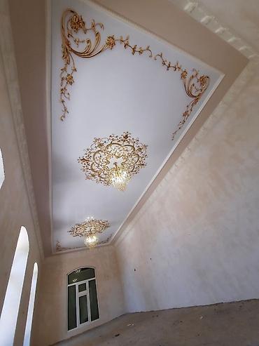 Натяжной потолок: Натяжной потолок жасайбыз тез жана сапаттуу 3D 1кв ом гланцывый 1кв — 13