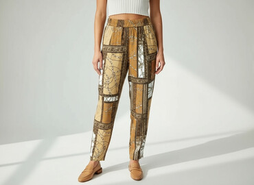 spodnie z pusheenem allegro: F&F, Брюки жіночі, розмір M