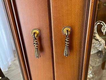 Mebel: Qonaq otağı üçün, İşlənmiş, Açılan, Dördbucaq masa, 8 stul — 2