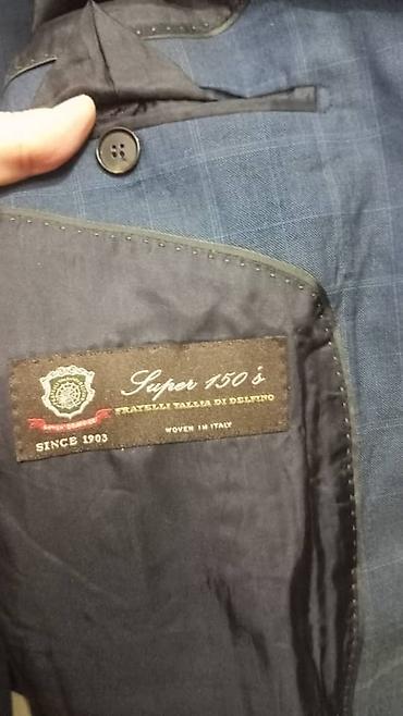 мужская куртка: Мужской костюм из ткани Super 150’s Fratelli Tallia Di Delfino (Woven — 2