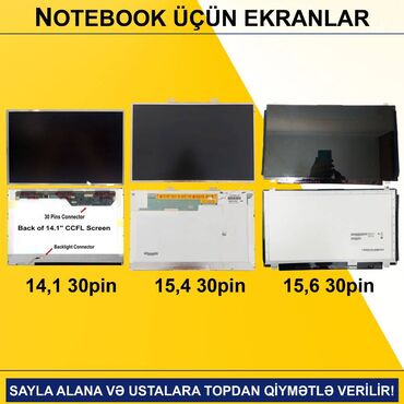 Digər ehtiyat hissələri: Notebook ekranları sayla alana və ustalara topdan qi̇ymətlə veri̇li̇r! — 1