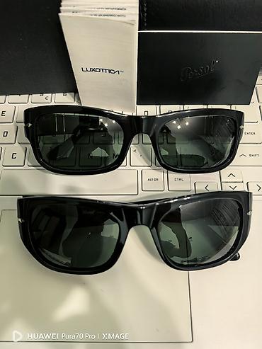 Солнцезащитные очки: Солнцезащитные очки очки, Persol, Унисекс, Прямоугольные, Оригинал, Новый — 5
