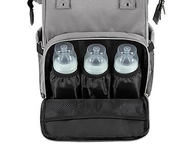 Rančevi, torbe i koferi: KikkaBoo Torba za mame Siena premium – light grey (Šifra: KKB2) — 10