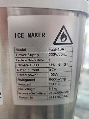 Оборудование для ресторанов, кафе: Buz aparatı Hicon Buz aparati buz aparatı buz makinesi ice maker — 8