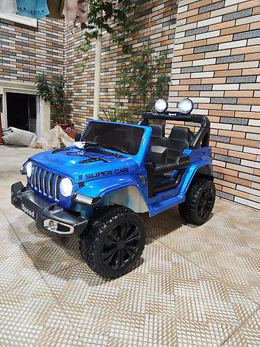 teker corabı: Uşaq üçün elektrikli off-road tipli maşın – “Speed” brendi, mavi rəng — 1