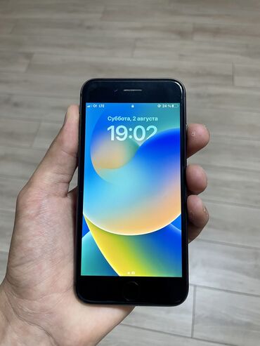 буу телефон: IPhone 8, Б/у, 64 ГБ, Black Titanium, Защитное стекло, Чехол, 100 %