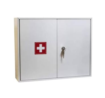 Медицинская мебель: Аптечка D36 предназначена для хранения медикаментов на предприятиях