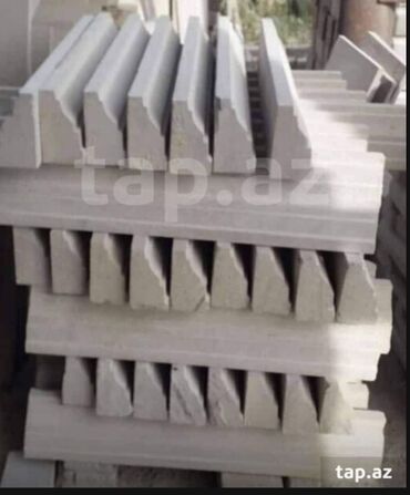 Digər tikinti materialları: Dekorativ daş karniz və bordür elementləri - Material: təbii daş -da lalafo.az — 10 Digər tikinti materialları: Dekorativ daş karniz və bordür elementləri - Material: təbii daş — 10