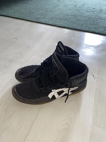 Кроссовки и спортивная обувь: Мужские кроссовки, 39, 39.5, 40, Asics, Б/у, цвет - Черный — 2