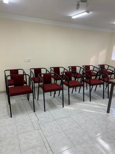 Ofis oturacaqları: YENİ̇ OFİS stulları SATILIR. Tədris mərkəzlərində, restoranlarda — 10