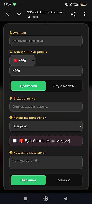 lcd tv: Даяр сайт сатылат – кулпунай, гүл, таттуу сатуу үчүн онлайн-дүкөн — 4