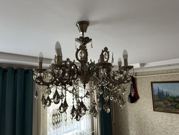 лампа советская: Потолочная люстра классического стиля, выполненная из металла под