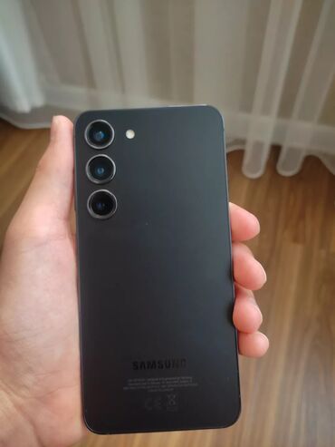ratsiya telefon satilir: Samsung Galaxy S23, 256 ГБ, цвет - Черный, Сенсорный, Отпечаток пальца, Face ID