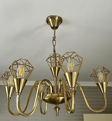 ucuz listurlar: Çılçıraq, 6 lampa, Metal — 2