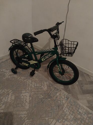 детское велокресло: AZ - Children's bicycle, 4 дөңгөлөктүү, Барс, 6 - 9 жаш, Бала үчүн, Колдонулган