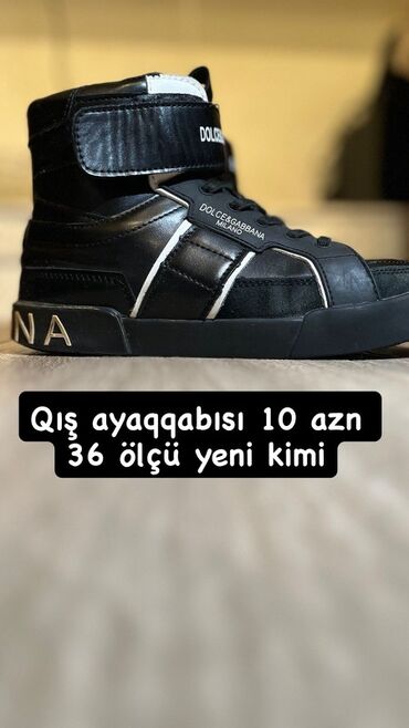 женские зимние ботинки на шнуровке: Qış ayaqqabısı – 36 ölçü 
Qiymət: 10 AZN
