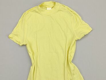 żółte bluzki eleganckie: T-shirt, H&M, XS, stan - Bardzo dobry