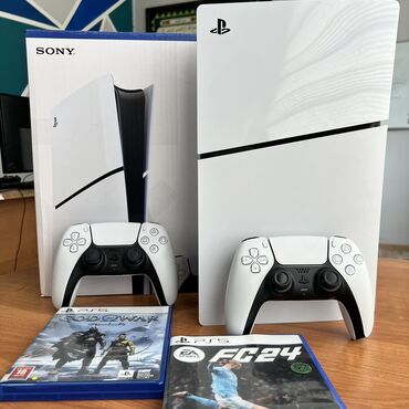 PS5 (Sony PlayStation 5): Продаю абсолютно новые PlayStation 5 Slim 1GB + 2 джойстик (Причина