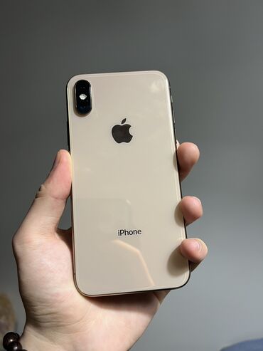 Apple iPhone: IPhone Xs, Б/у, 256 ГБ, Золотой, Чехол, 73 %