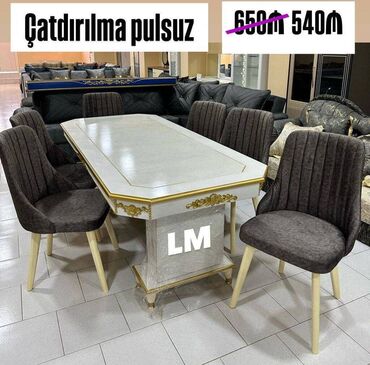 Mebel: Möhtəşəm Model masa dəsti👑 Yüksək keyfiyyətlə Qiymət : Masa