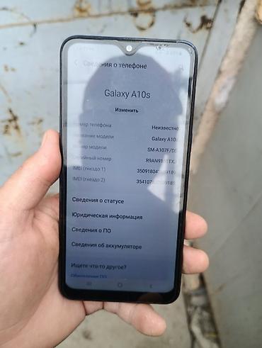 iphone xp: Samsung Galaxy A10s, Б/у, 32 ГБ, цвет - Синий, 2 SIM — 1