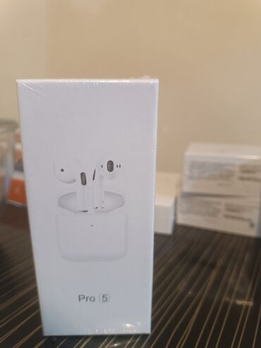 Səs gücləndiriciləri: Yeni Simsiz (Bluetooth) Qulaqcıqlar, Apple, rəng - Ağ
