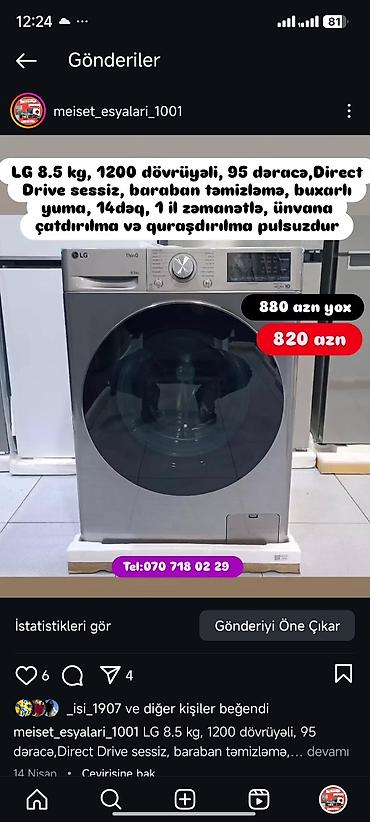 Paltaryuyan maşınlar: Paltaryuyan Anbardan satiş.Qimətlər aşagida qeyd olunub.Ünvana — 157