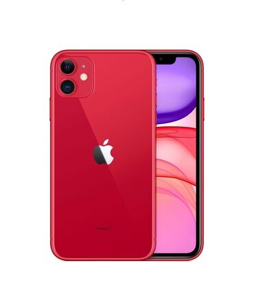 Apple iPhone: IPhone 11, Б/у, 128 ГБ, Красный, Чехол, 75 %