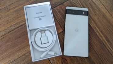 Google: Google Pixel 6A, 128 ГБ, цвет - Белый, 1 SIM, 2 SIM, eSIM