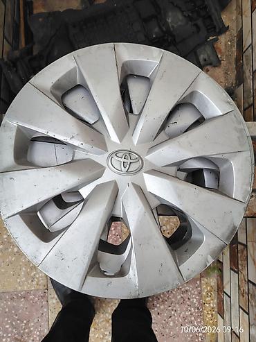 диски bmw 1: Toyota orijinal təkər qalpaları - Miqdar: 4 ədəd - Rəng: gümüşü - — 2
