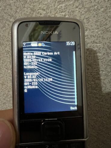 телефон 8800: Nokia 8800 carbon art Hec bir problemi yoxdur Real aliciya endirim