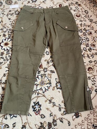 джинсы монтан женские: Карго, Турция, Средняя талия, С разрезом, На маленький рост