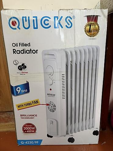 QUICKS yağla doldurulan radiator - Model: Q-4230/9F - 9 lamelli lalafo.az -da QUICKS yağla doldurulan radiator - Model: Q-4230/9F - 9 lamelli
