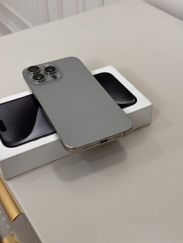 Apple iPhone: IPhone 15 Pro Max, Б/у, 512 ГБ, Natural Titanium, 92 %