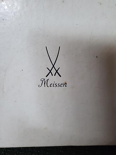 papirus slike: Originalna vintaz lux prazna Meissen kutija za tanjir. Originalna — 10