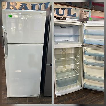 BEKO iki qapılı soyuducu - Üst kameralı dizayn: yuxarıda dondurucu
