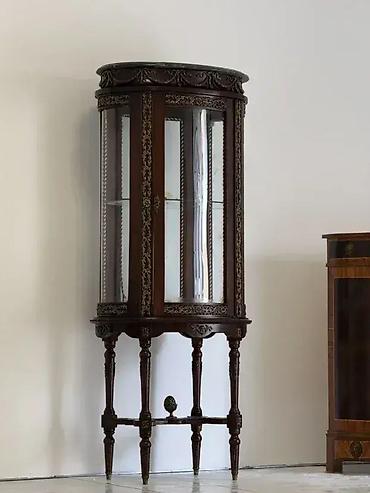 ikea komode: Stilska vitrina / kristalijera 🪞 Dobro stanje 💚 Zeleni mermer — 5