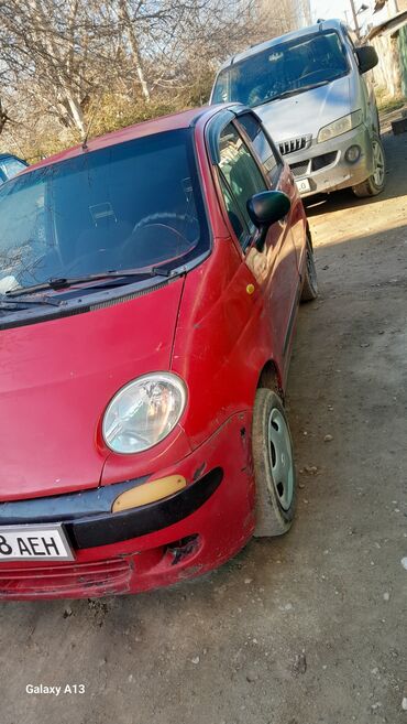 расрочкага машына: Daewoo Matiz: 1998 г., 0.8 л, Механика, Бензин