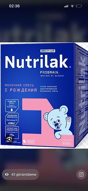 yumurta: Nutrilak Premium ProBrain uşaq süd qarışığı – doğulduğu andan etibarən — 1